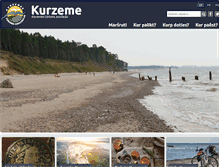 Tablet Screenshot of kurzeme.lv